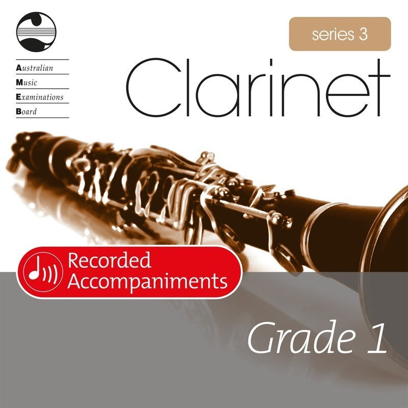 AMEB Clarinet Series 3 - Grade 1 Recorded Accompaniment Cd