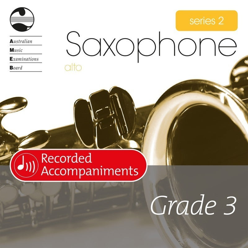 AMEB Saxophone Alto/Baritone (Eb) Series 2 - Grade 3 Accompaniment Cd