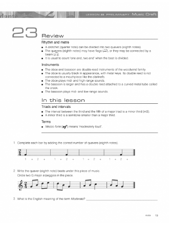 AMEB Music Craft Student Workbook - Preliminary Grade B (Book/2Cds)