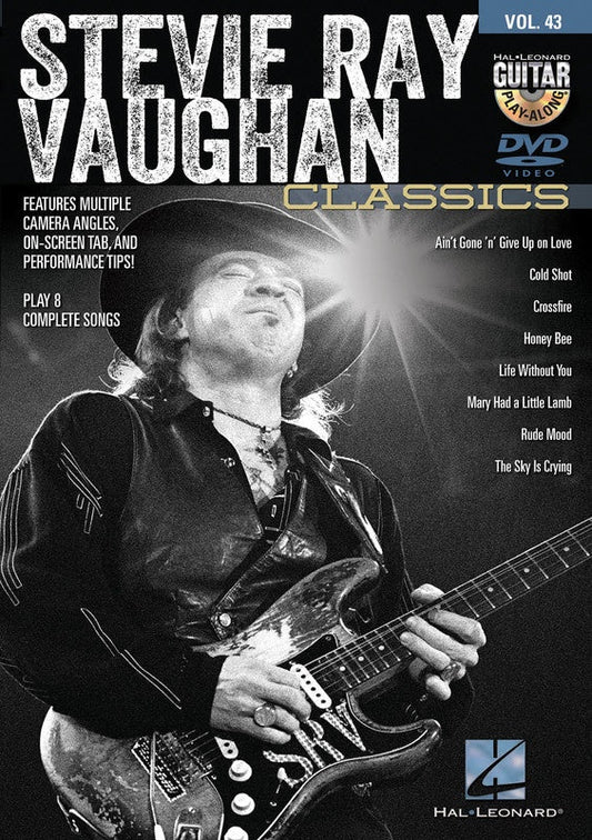 Stevie Ray Vaughan Classics Volume 43 Play Along Dvd