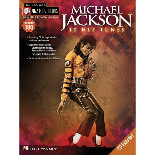 Michael Jackson - Jazz Play Along Volume 180 Book/Cd