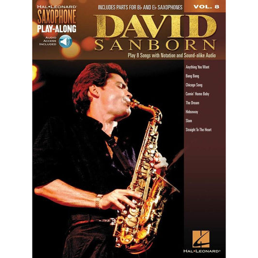 David Sanborn Sax Playalong V8 Bk/Ola