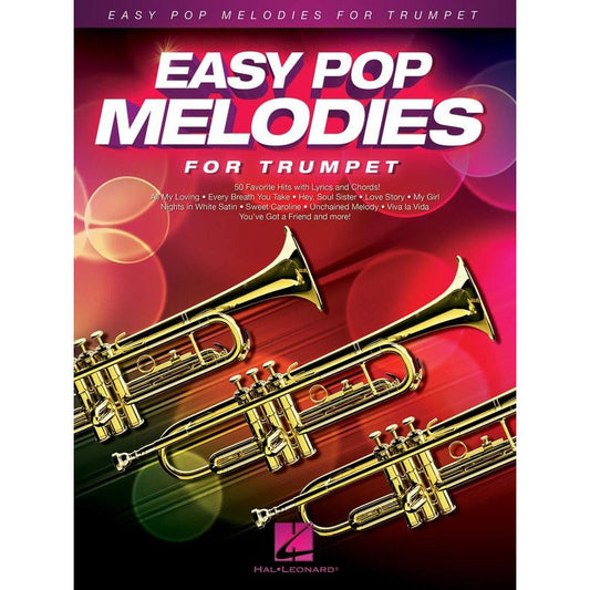 Easy Pop Melodies For Trumpet Book