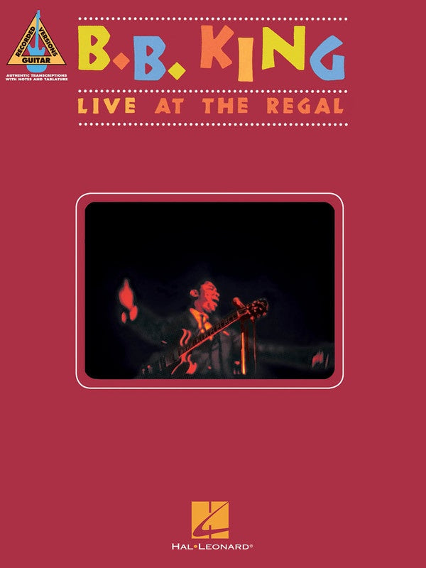 BB King - Live At The Regal Guitar Tab Book