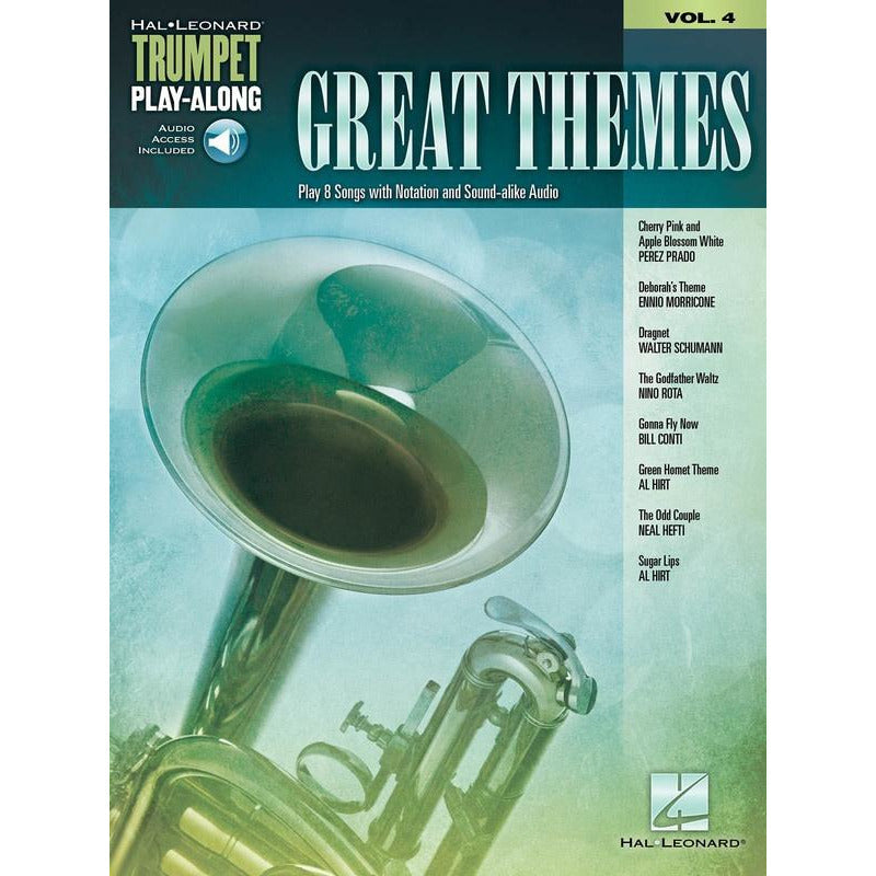 Great Themes Trumpet Play Along V4 Bk/Ola