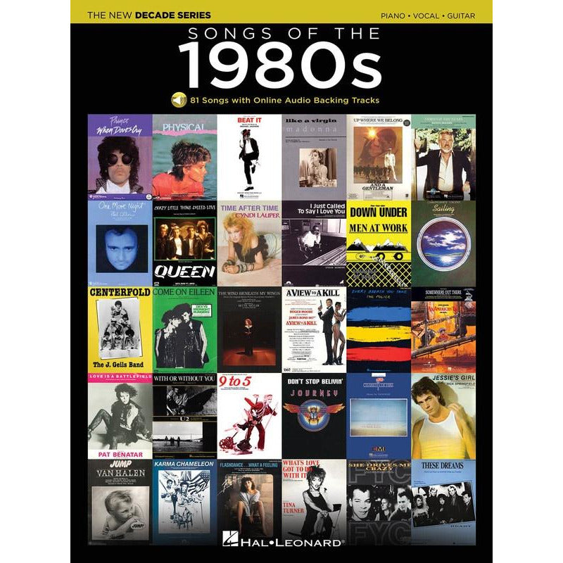 SONGS OF THE 1980S PVG BK/OLA - Music2u