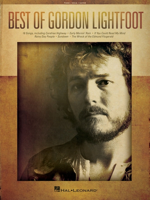 Best Of Gordon Lightfoot PVG Songbook