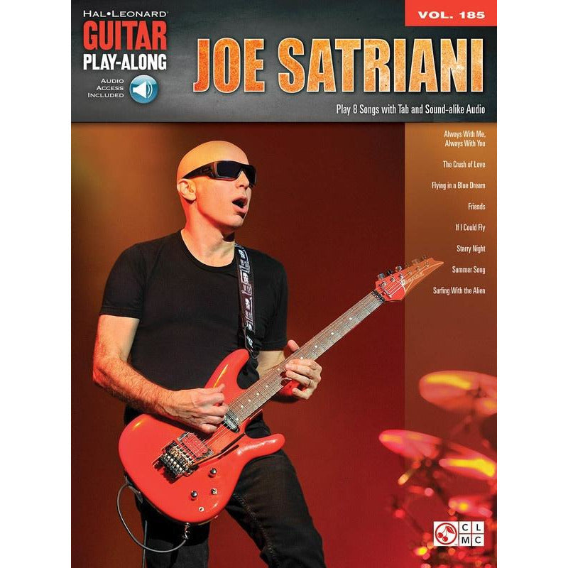 Joe Satriani Guitar Play Along Volume 185 Book/Ola