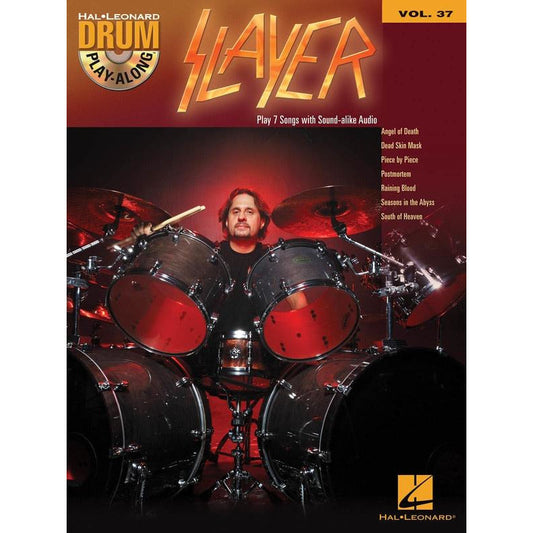 Slayer Drum Play Along V37 Bk/Cd