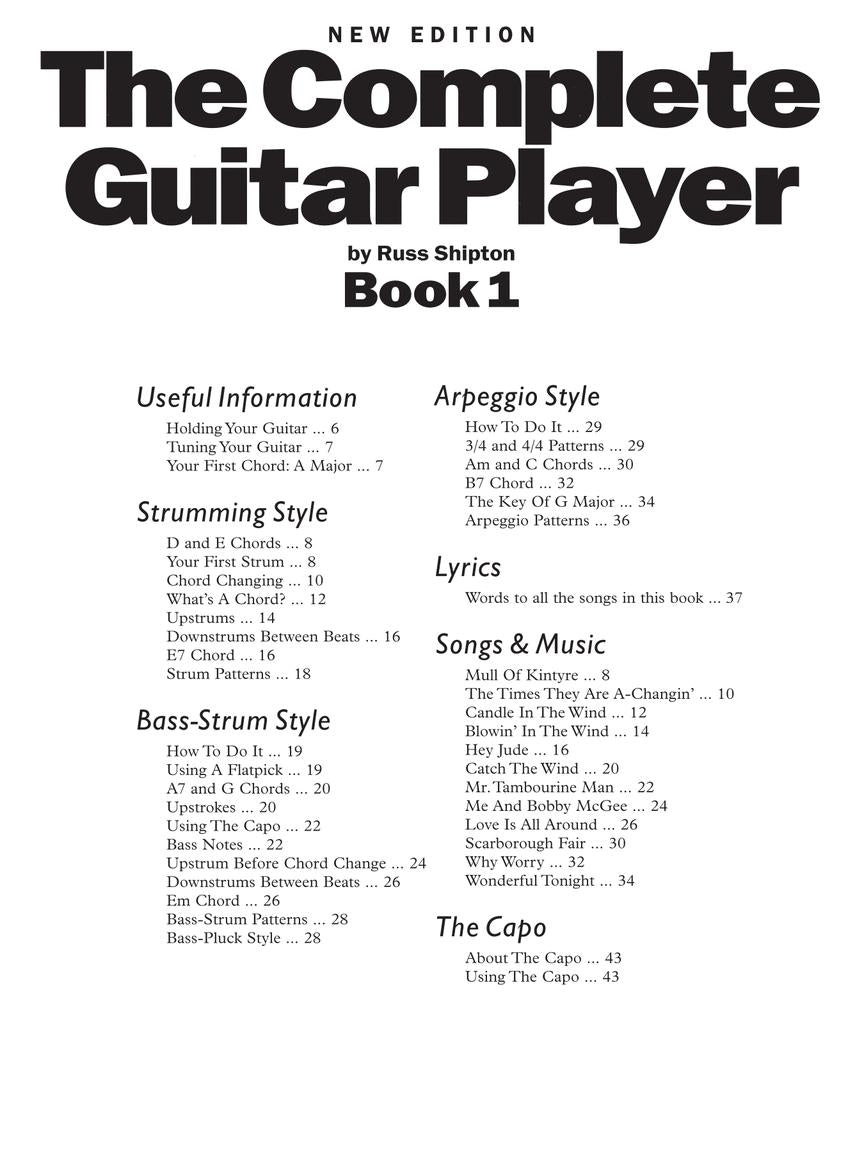 The Complete Guitar Player: Songbook 1-3 Omnibus Edition (Book/Ola)