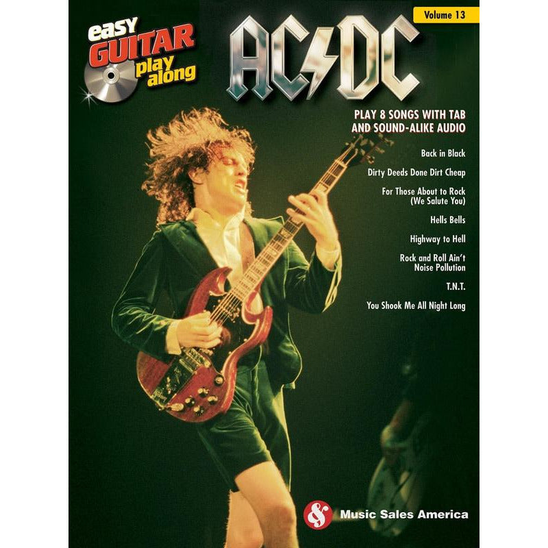 AC/DC Easy Guitar Play Along Volume 13 Book/Ola