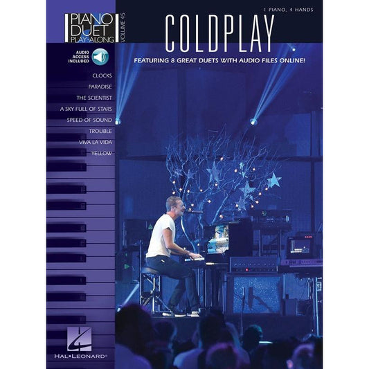 COLDPLAY PIANO DUET PLAYALONG V46 BK/OLA - Music2u