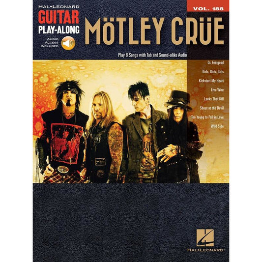 Motley Crue Guitar Play Along Volume 188 Book/Ola