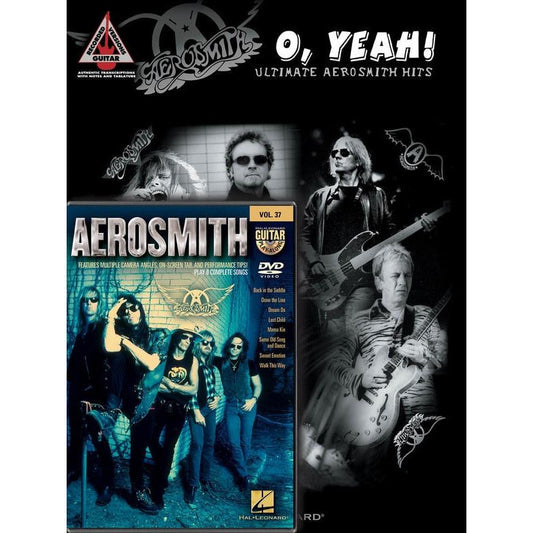 Aerosmith Guitar Pack Bk/Dvd