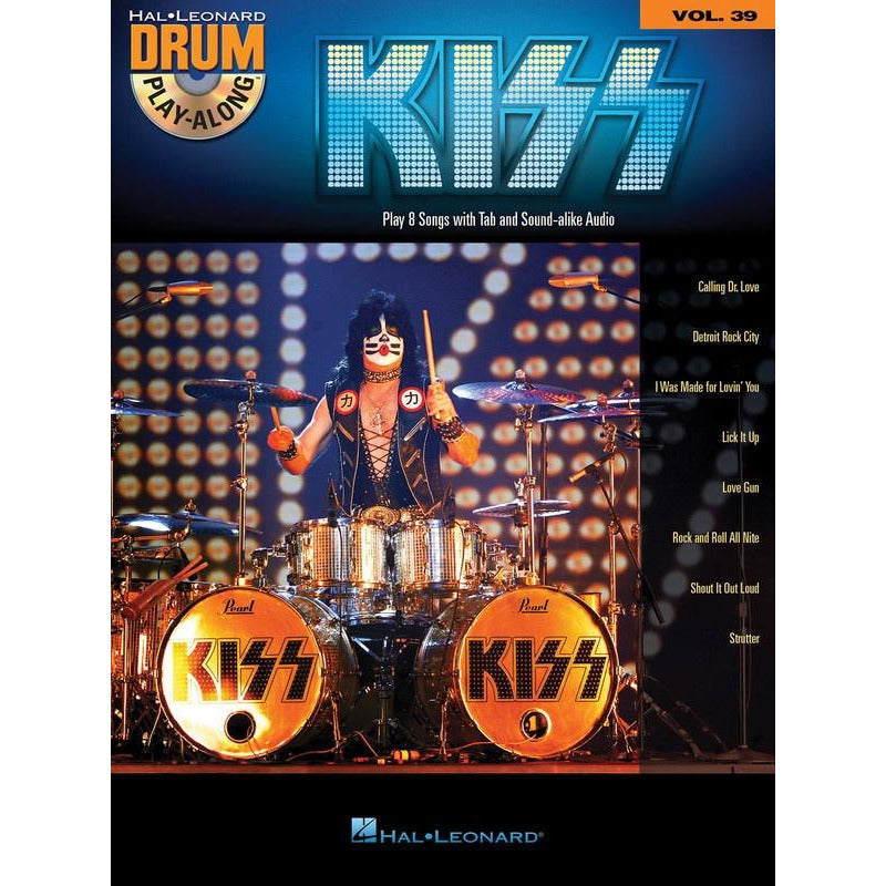 Kiss Drum Play Along Volume 32 Book/Cd