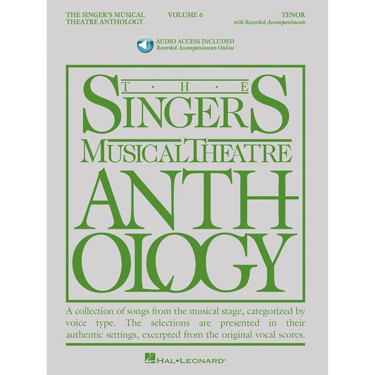 The Singer's Musical Theatre Anthology - Volume 6 For Tenors Book/Ola