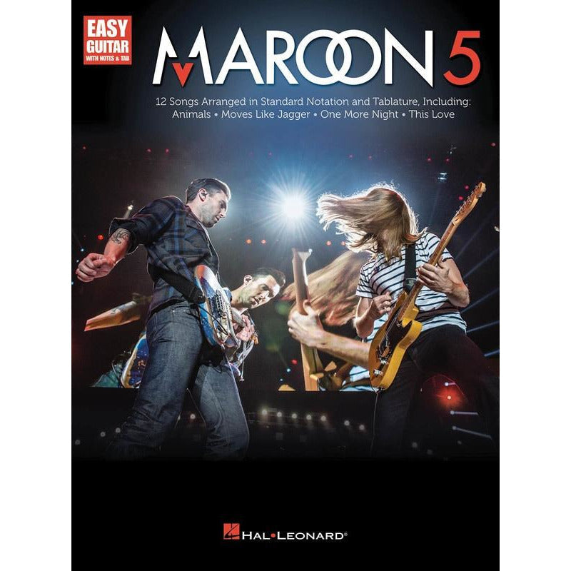 Maroon 5 Easy Guitar With Notes & Tab Book