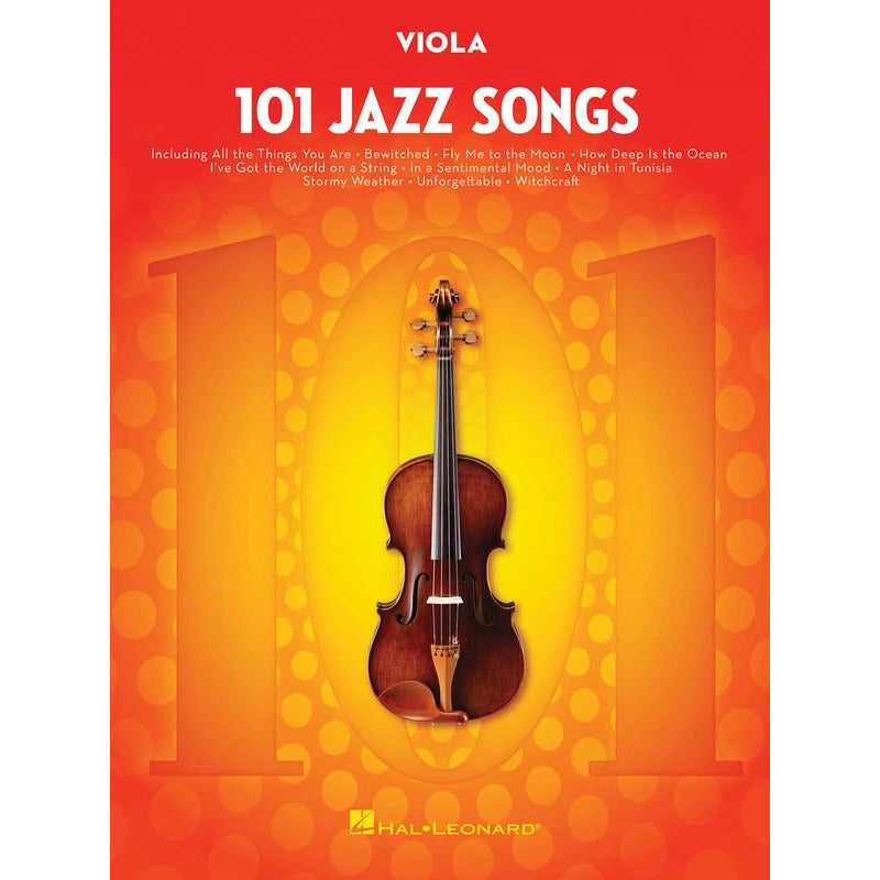 101 Jazz Songs For Viola Book