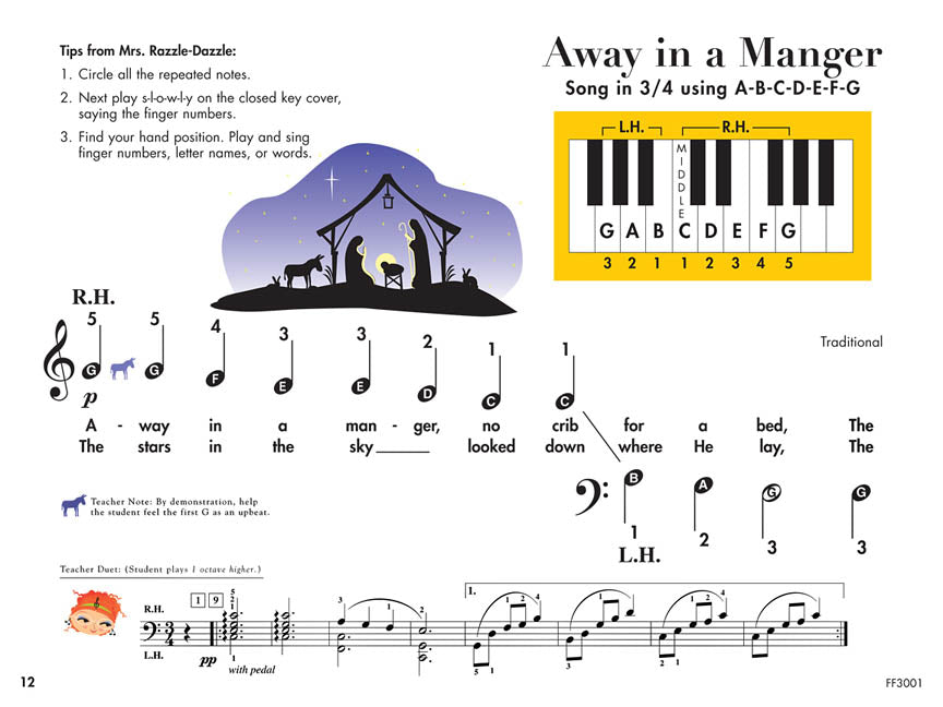 My First Piano Adventure - Christmas Book A & Keyboard