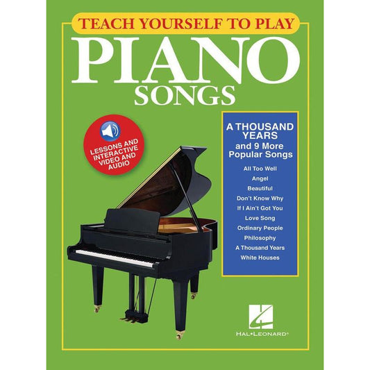 TEACH YOURSELF PIANO THOUSAND YEARS BK/OLA - Music2u