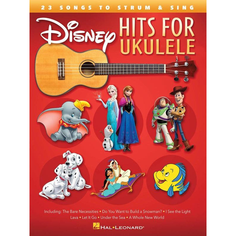 Disney Hits For Ukulele Book