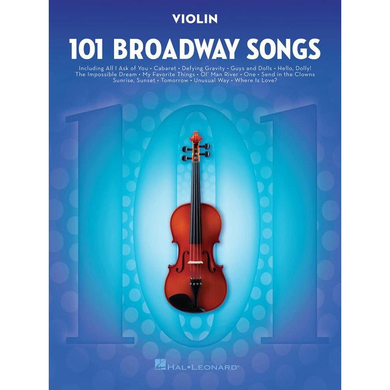 101 Broadway Songs For Violin Book