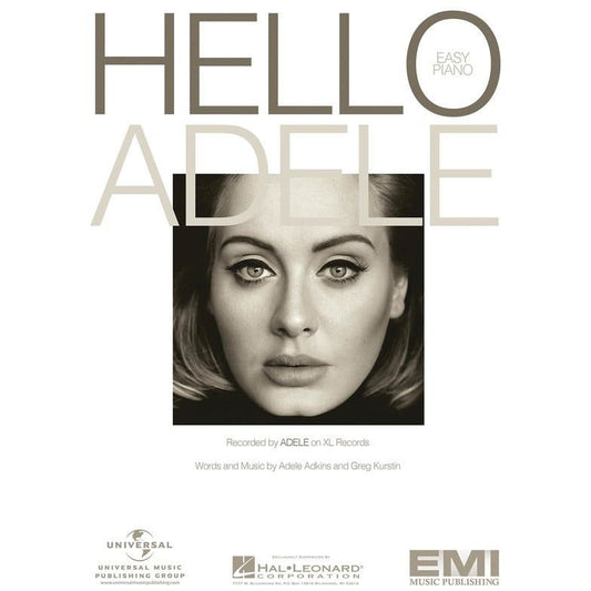 Adele - Hello Easy Piano Single Sheet Music