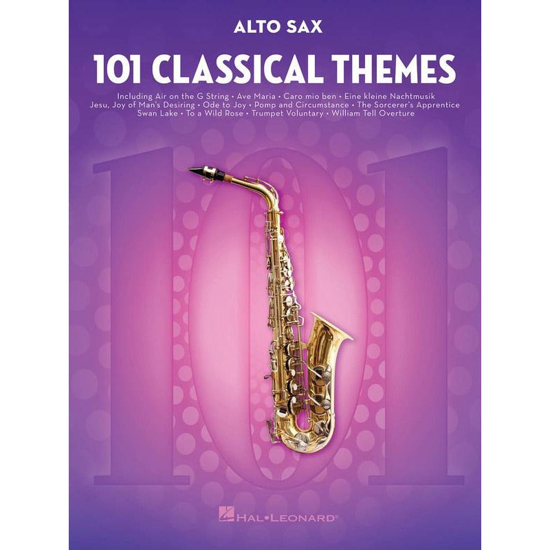 101 Classical Themes For Alto Saxophone Book