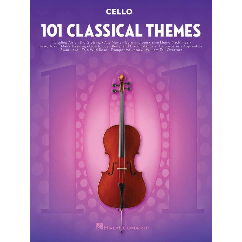 101 Classical Themes For Cello Book