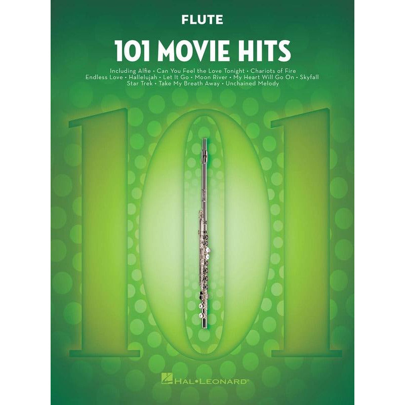 101 Movie Hits For Flute Book