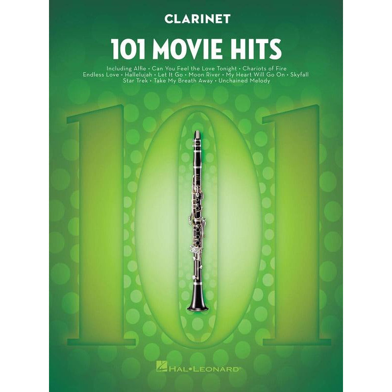 101 Movie Hits For Clarinet Book