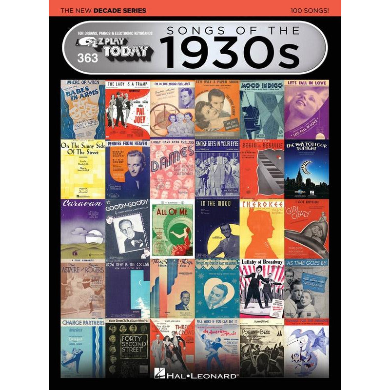 EZ PLAY 363 SONGS OF 1930S NEW DECADE SERIES - Music2u