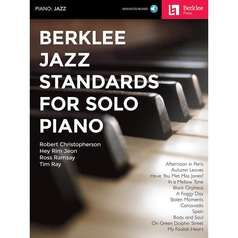 BERKLEE JAZZ STANDARDS FOR SOLO PIANO BK/OLA - Music2u