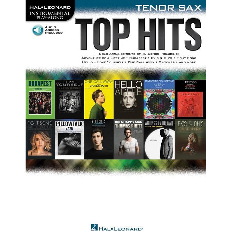 TOP HITS TENOR SAXOPHONE BK/OLA - Music2u