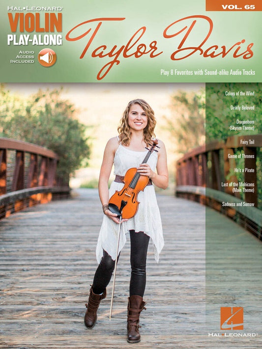 Taylor Davis Violin Playalong V65 Bk/Ola