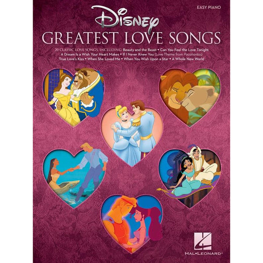 DISNEYS GREATEST LOVE SONGS EASY PIANO - Music2u