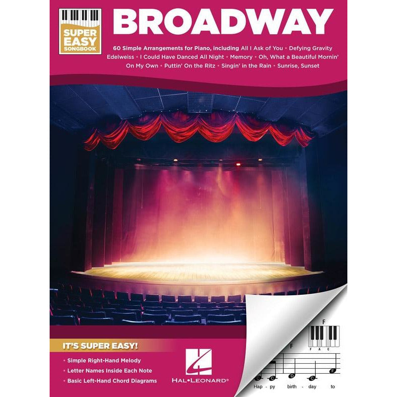 BROADWAY SUPER EASY SONGBOOK - Music2u