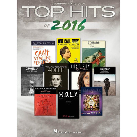 TOP HITS OF 2016 BEGINNING PIANO - Music2u