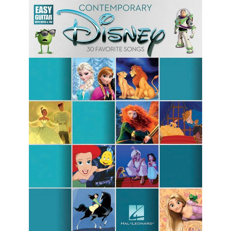 CONTEMPORARY DISNEY EASY GUITAR NOTES & TAB - Music2u