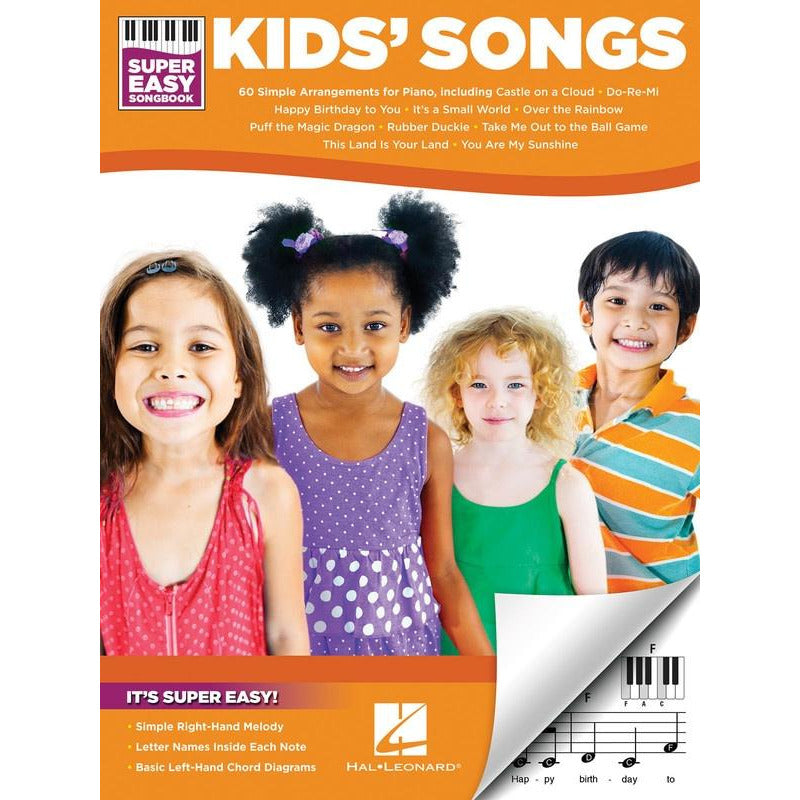 KIDS SONGS SUPER EASY SONGBOOK - Music2u