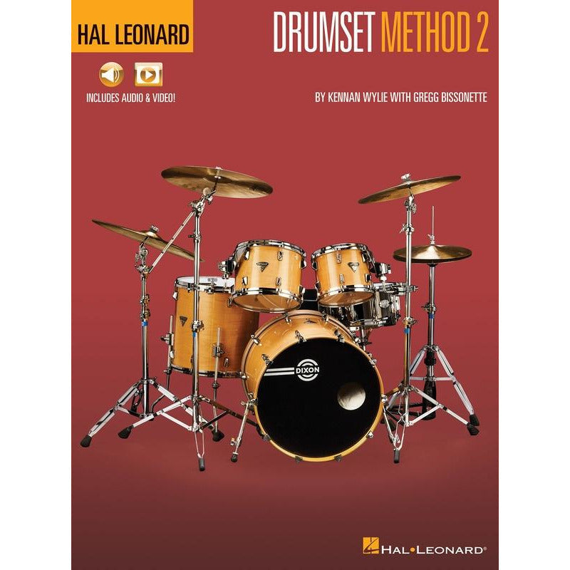 HAL LEONARD DRUMSET METHOD BK 2 BK/OLM - Music2u