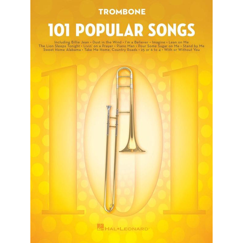 101 Popular Songs For Trombone Book