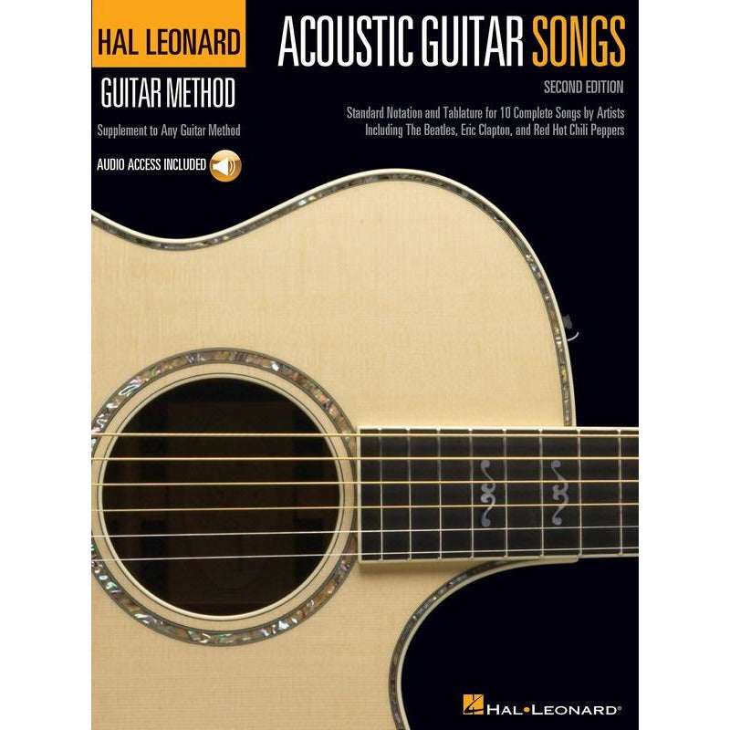 Hal Leonard Guitar Method - Acoustic Guitar Songbook (Book/Ola) 2nd Edition