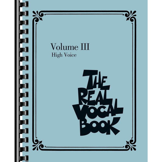 Real Vocal Book Vol 3 High Voice