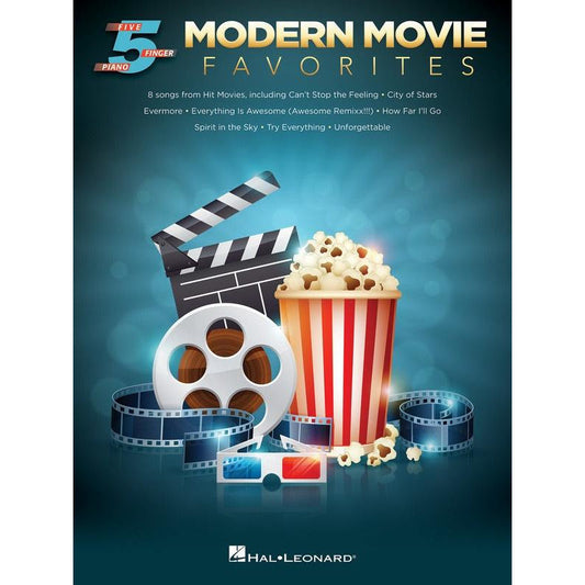 MODERN MOVIE FAVORITES FOR FIVE FINGER PIANO - Music2u