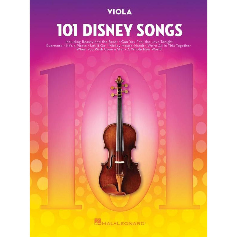 101 Disney Songs For Viola Book