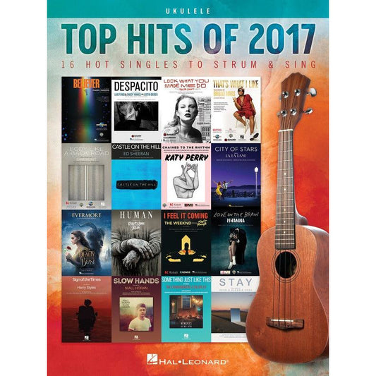 Top Hits Of 2017 For Ukulele Book