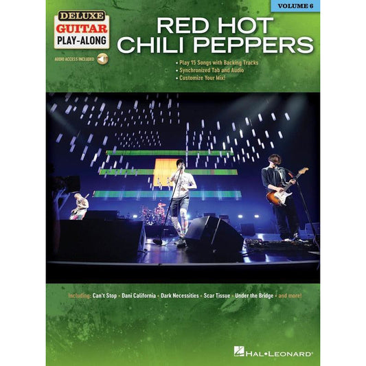 Red Hot Chili Peppers Deluxe Guitar Play Along Volume 6 Book/Ola