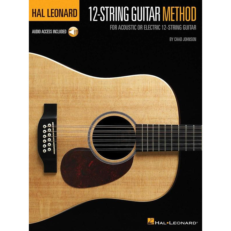 HAL LEONARD 12 STRING GUITAR METHOD BK/OLA - Music2u