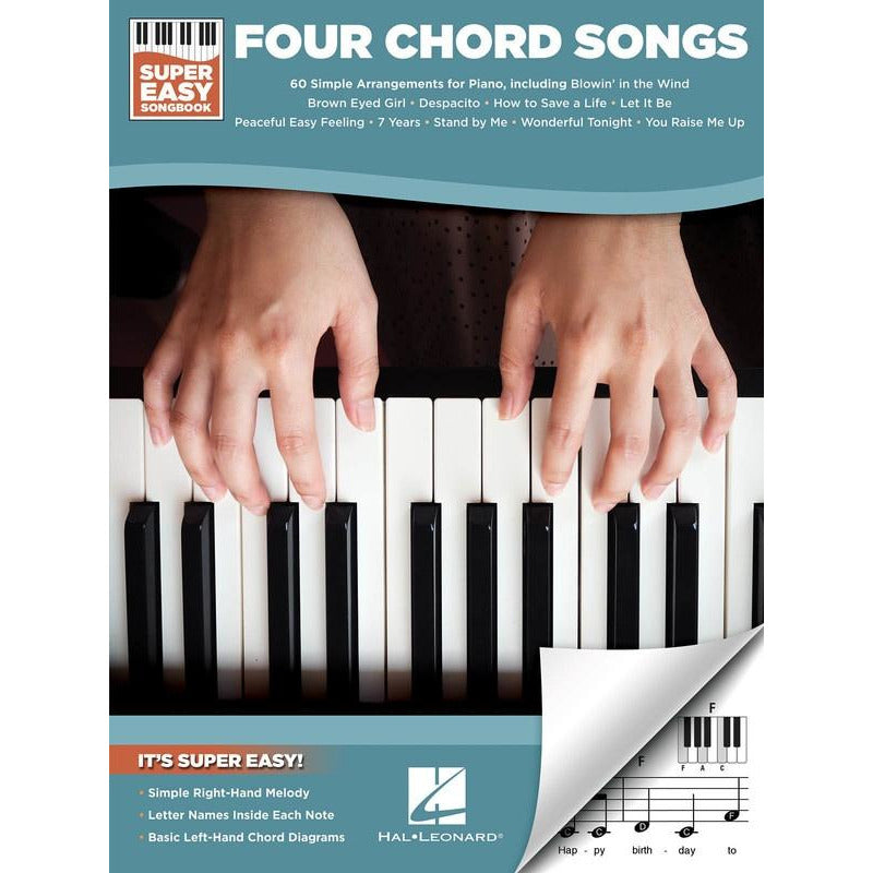 FOUR CHORD SONGS SUPER EASY SONGBOOK - Music2u